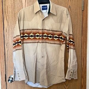 Men’s wrangler western pearl snap